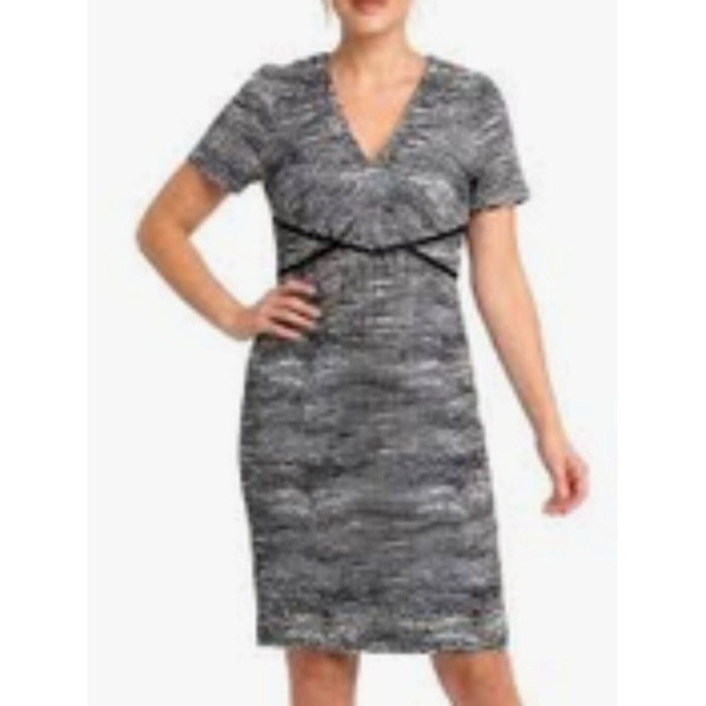 Karen Millen Black & White Pencil Dress Size‎ 8
